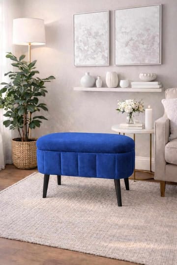 Heba Sittpuff med förvaring 60 cm - Möbler - Stolar & fåtöljer - Pall & puff - Sittpuff - Sittpuff med förvaring