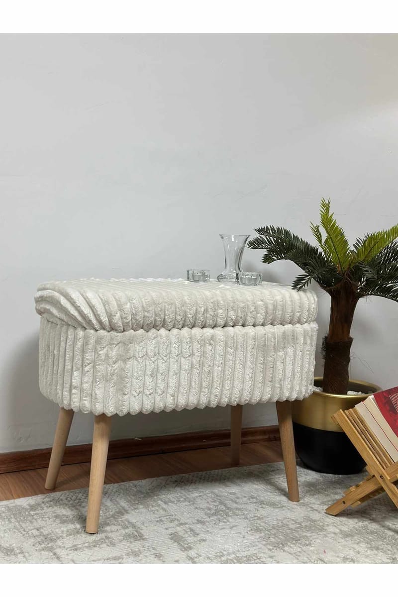 Heba Sittpuff med förvaring 60 cm - Möbler - Stolar & fåtöljer - Pall & puff - Sittpuff