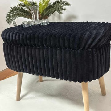 Heba Sittpuff med förvaring 60 cm - Möbler - Stolar & fåtöljer - Pall & puff - Sittpuff - Sittpuff med förvaring