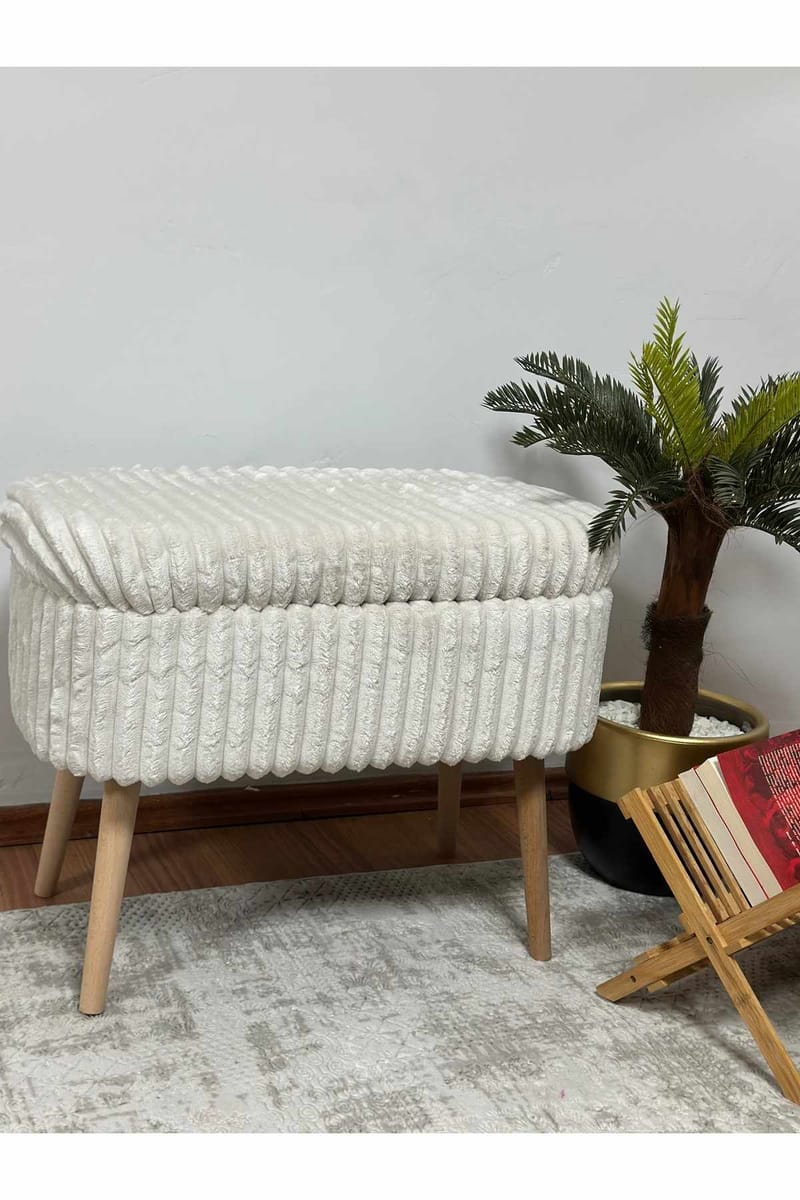 Heba Sittpuff med förvaring 60 cm - Möbler - Stolar & fåtöljer - Pall & puff - Sittpuff
