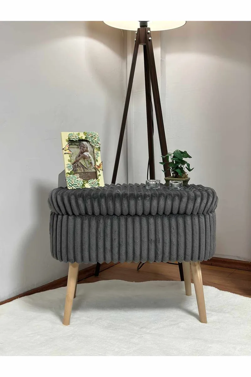 Heba Sittpuff med förvaring 60 cm - Möbler - Stolar & fåtöljer - Pall & puff - Sittpuff