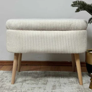 Heba Sittpuff med förvaring 60 cm - Möbler - Stolar & fåtöljer - Pall & puff - Sittpuff - Sittpuff med förvaring
