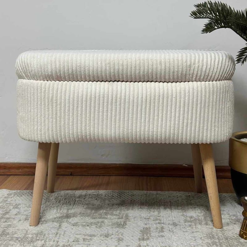 Heba Sittpuff med förvaring 60 cm - Möbler - Stolar & fåtöljer - Pall & puff - Sittpuff