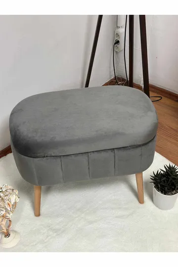 Heba Sittpuff med förvaring 60 cm - Möbler - Stolar & fåtöljer - Pall & puff - Sittpuff - Sittpuff med förvaring