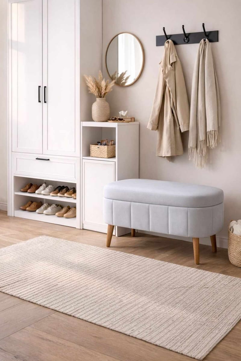 Heba Sittpuff med förvaring 60 cm - Möbler - Stolar & fåtöljer - Pall & puff - Sittpuff