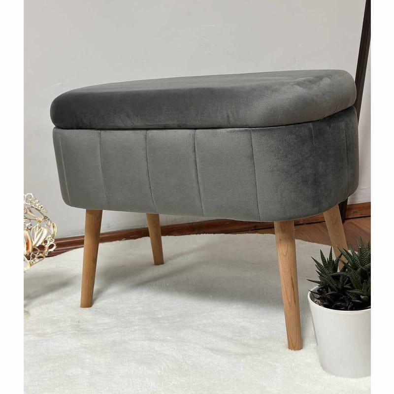 Heba Sittpuff med förvaring 60 cm - Möbler - Stolar & fåtöljer - Pall & puff - Sittpuff