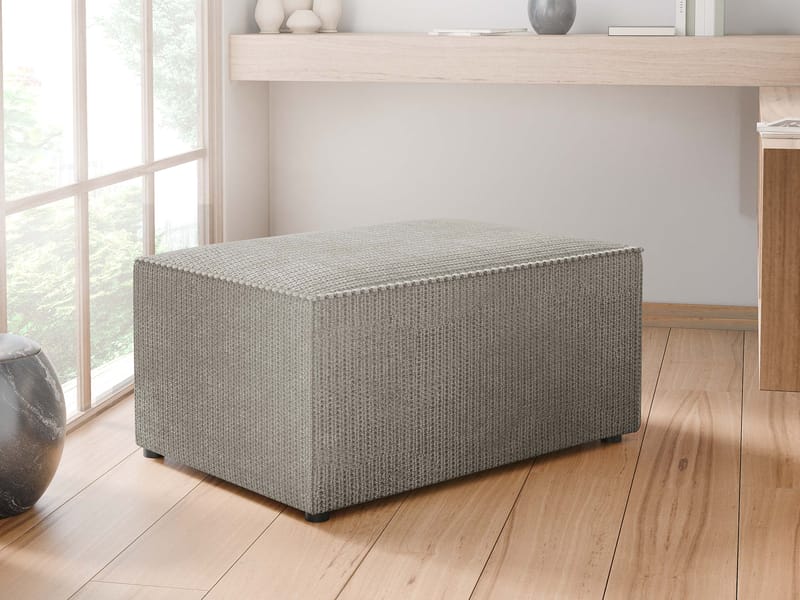 Hobson Fotpall 60 cm - Blå - Möbler - Stolar & fåtöljer - Pall & puff - Fotpall