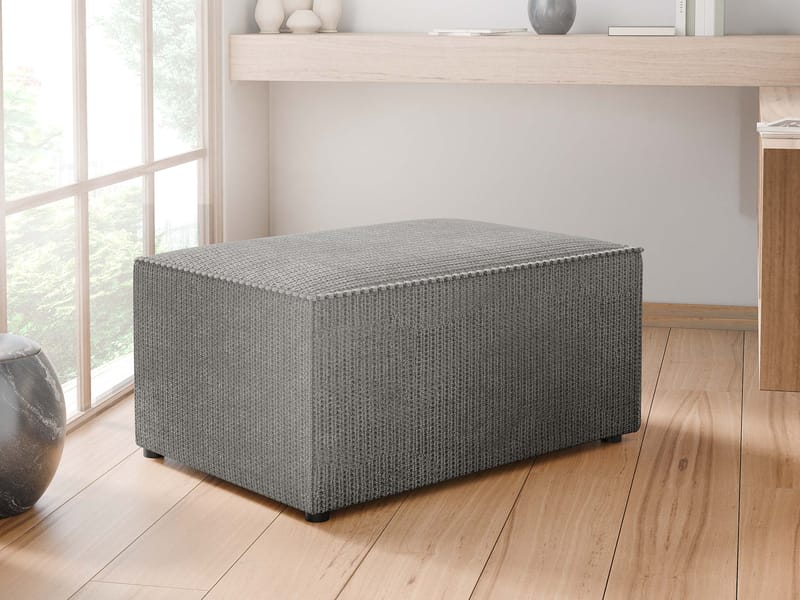 Hobson Fotpall 60 cm - Blå - Möbler - Stolar & fåtöljer - Pall & puff - Fotpall