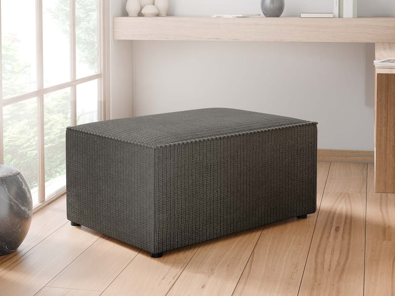 Hobson Fotpall 60 cm - Blå - Möbler - Stolar & fåtöljer - Pall & puff - Fotpall