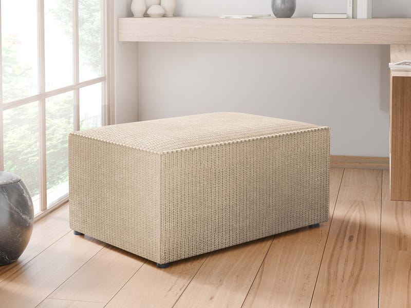 Hobson Fotpall 60 cm - Blå - Möbler - Stolar & fåtöljer - Pall & puff - Fotpall