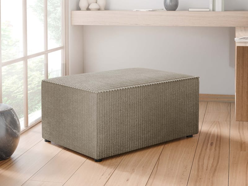 Hobson Fotpall 60 cm - Blå - Möbler - Stolar & fåtöljer - Pall & puff - Fotpall