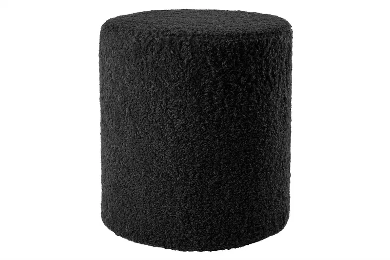 House Puff Rund 35 cm, Svart