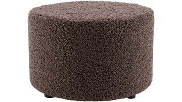 House Puff 55 cm Rund Teddy - Brun - Möbler - Stolar & fåtöljer - Pall & puff - Sittpuff