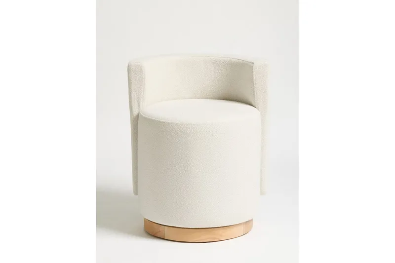 Kelran Fotpall 45 cm - Cream - Möbler - Stolar & fåtöljer - Pall & puff - Fotpall