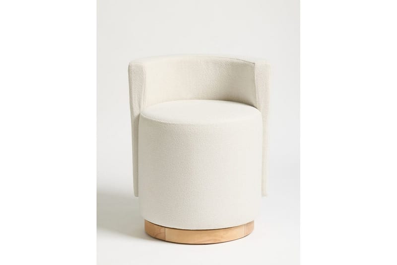 Kelran Fotpall 45 cm - Cream - Möbler - Stolar & fåtöljer - Pall & puff - Sittpuff