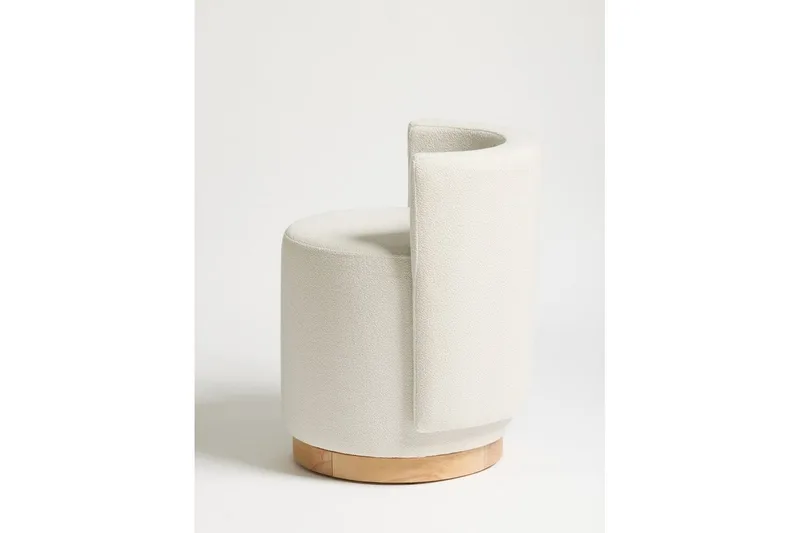 Kelran Fotpall 45 cm - Cream - Möbler - Stolar & fåtöljer - Pall & puff - Fotpall