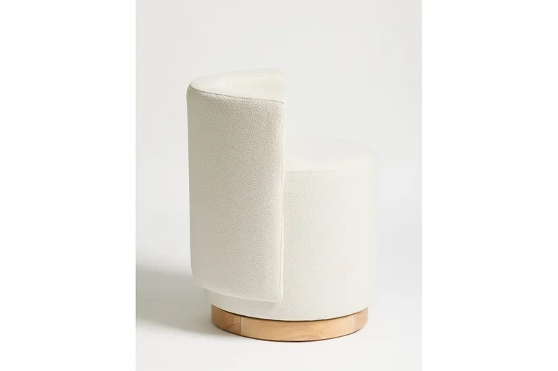 Kelran Fotpall 45 cm - Cream - Möbler - Stolar & fåtöljer - Pall & puff - Fotpall