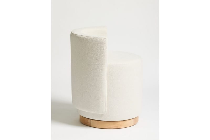 Kelran Fotpall 45 cm - Cream - Möbler - Stolar & fåtöljer - Pall & puff - Sittpuff