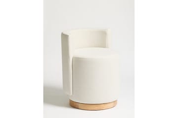 Kelran Fotpall 45 cm - Cream - Möbler - Stolar & fåtöljer - Pall & puff - Sittpuff