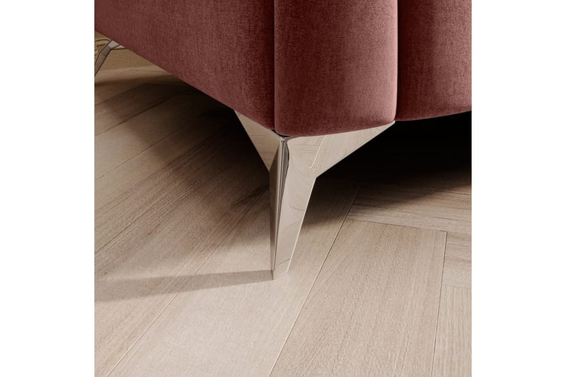 Laurece Fotpall 132 cm - Rosa - Möbler - Stolar & fåtöljer - Pall & puff - Fotpall