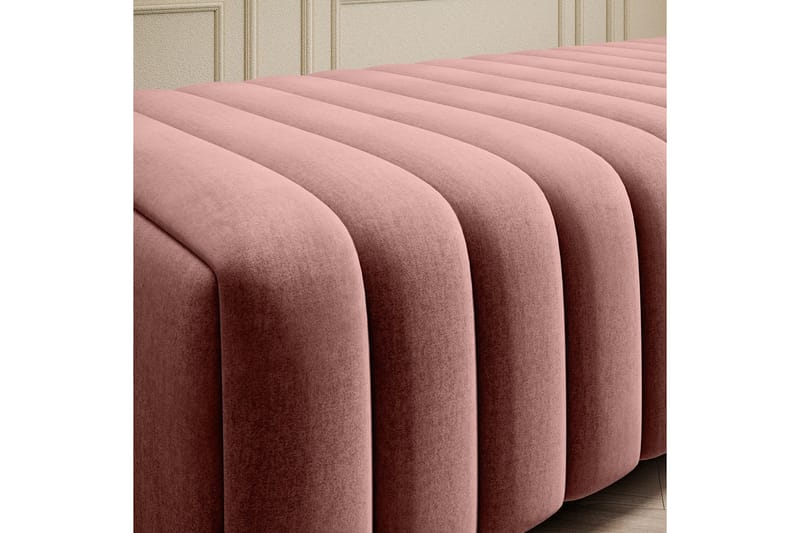 Laurece Fotpall 132 cm - Rosa - Möbler - Stolar & fåtöljer - Pall & puff - Fotpall