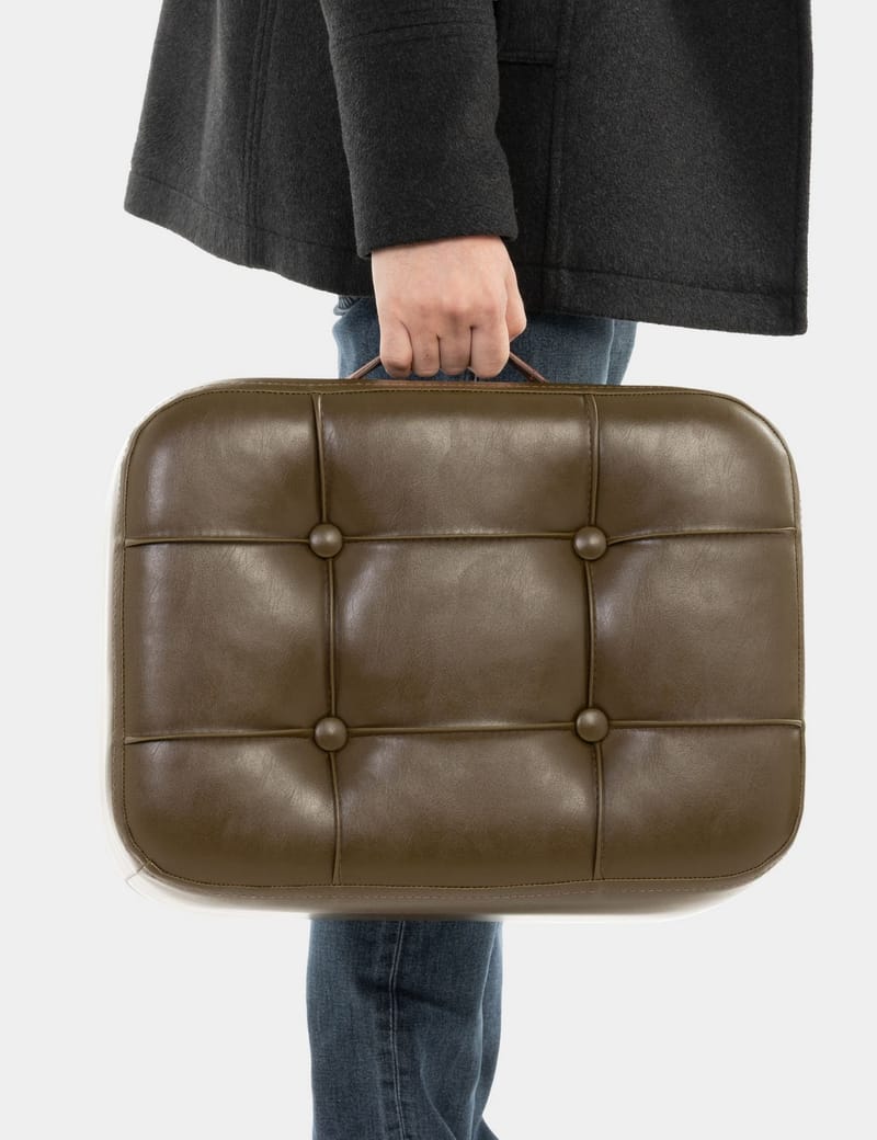 Lenira Sittpuff 43 cm - Khaki - Möbler - Stolar & fåtöljer - Pall & puff - Sittpuff