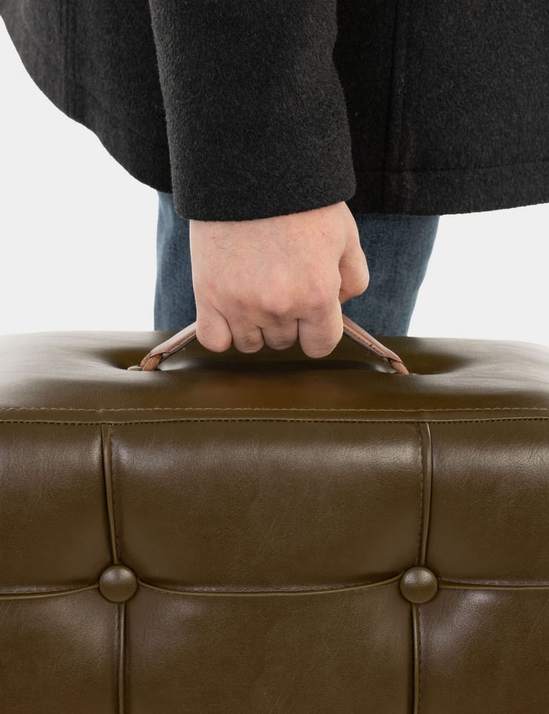 Lenira Sittpuff 43 cm - Khaki - Möbler - Stolar & fåtöljer - Pall & puff - Sittpuff