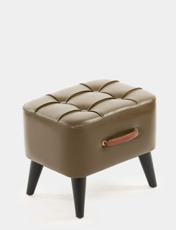 Lenira Sittpuff 43 cm - Khaki - Möbler - Stolar & fåtöljer - Pall & puff - Sittpuff