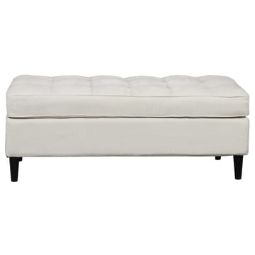 Lindhus Fotpall 120 cm i chenille - gräddvit - Möbler - Stolar & fåtöljer - Pall & puff - Sittpuff