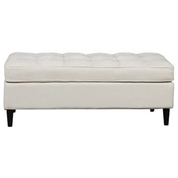 Lindhus Fotpall 120 cm i chenille - gräddvit - Möbler - Stolar & fåtöljer - Pall & puff - Sittpuff