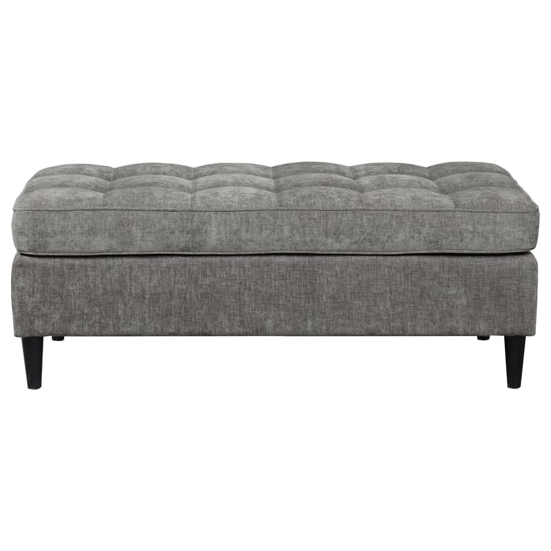 Lindhus Fotpall 120 cm i chenille - grå - Möbler - Stolar & fåtöljer - Pall & puff - Sittpuff