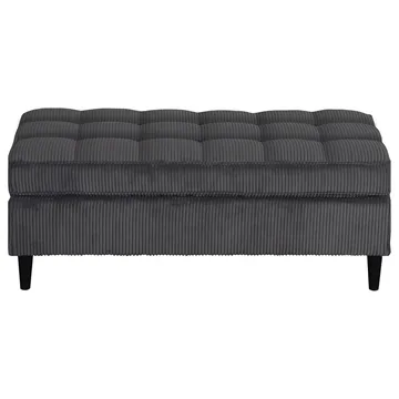 Lindhus Fotpall 120 cm i manchester - Antracit - Möbler - Stolar & fåtöljer - Pall & puff - Sittpuff