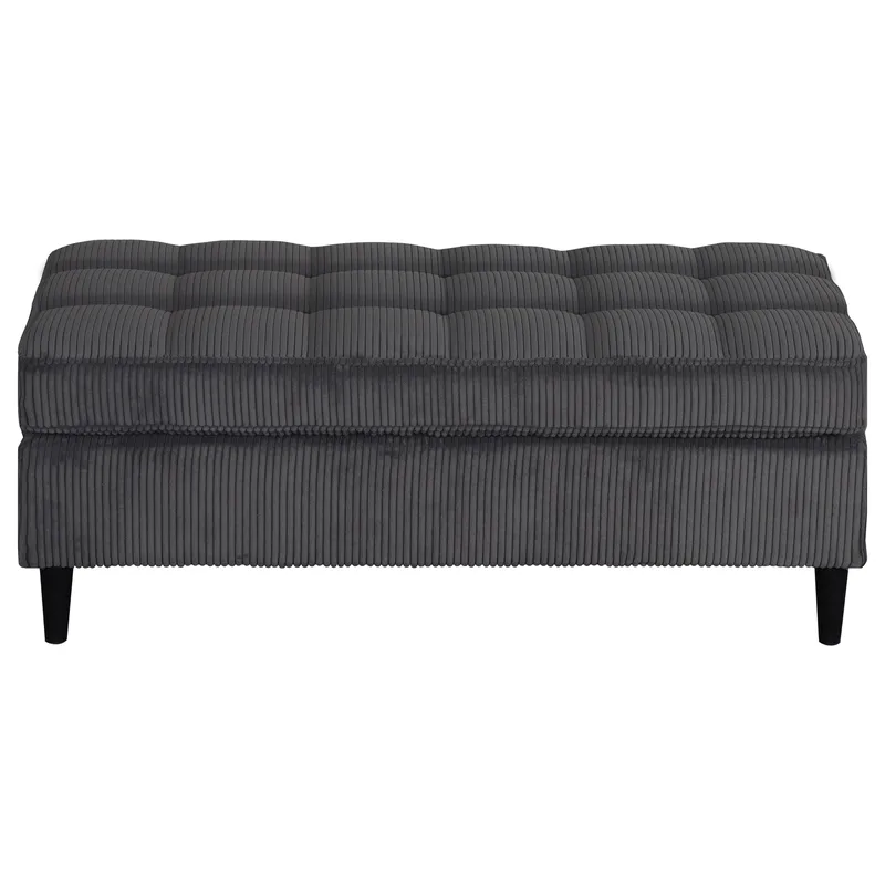 Lindhus Fotpall 120 cm i manchester - Antracit - Möbler - Stolar & fåtöljer - Pall & puff - Sittpuff