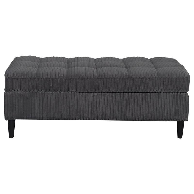 Lindhus Fotpall 120 cm i manchester - Antracit - Möbler - Stolar & fåtöljer - Pall & puff - Sittpuff