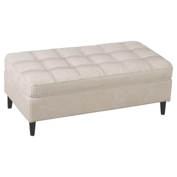 Lindhus Fotpall 120 cm i manchester - gräddvit - Möbler - Stolar & fåtöljer - Pall & puff - Sittpuff