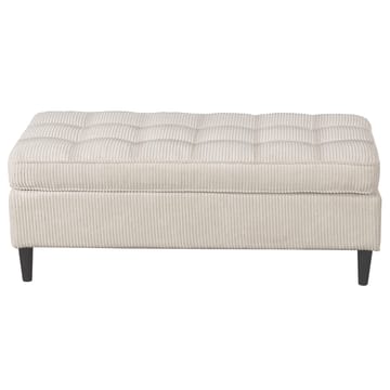 Lindhus Fotpall 120 cm i manchester - gräddvit - Möbler - Stolar & fåtöljer - Pall & puff - Sittpuff