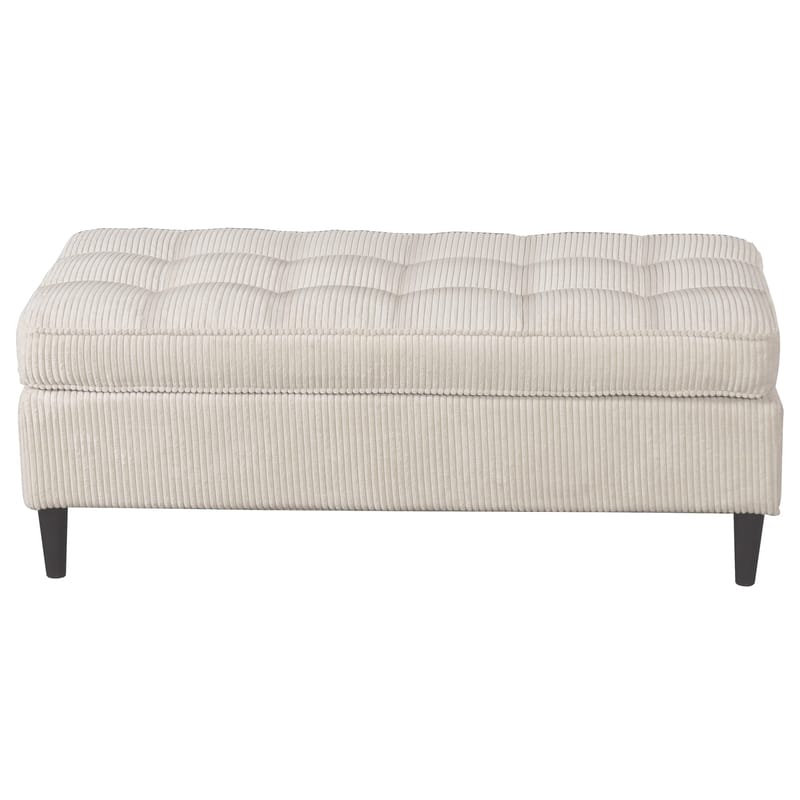 Lindhus Fotpall 120 cm i manchester - gräddvit - Möbler - Stolar & fåtöljer - Pall & puff - Sittpuff