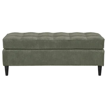 Lindhus Fotpall 120 cm i manchester - grön - Möbler - Stolar & fåtöljer - Pall & puff - Sittpuff