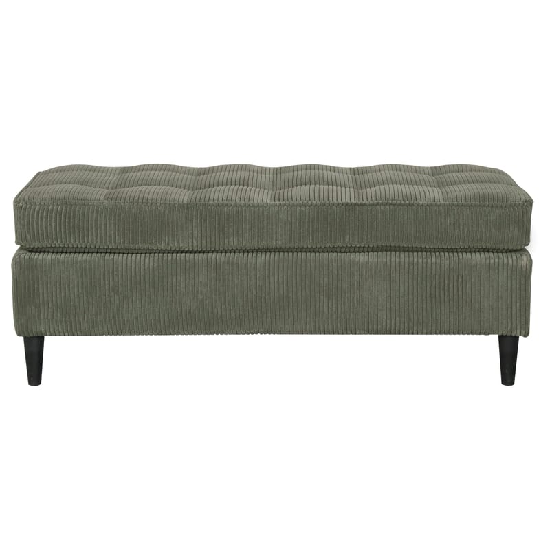 Lindhus Fotpall 120 cm i manchester - grön - Möbler - Stolar & fåtöljer - Pall & puff - Sittpuff