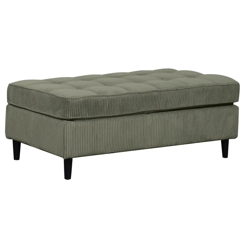 Lindhus Fotpall 120 cm i manchester, grön