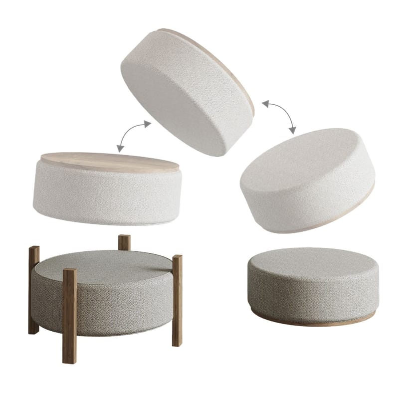 Lovin Sittpuff 47 cm - Möbler - Stolar & fåtöljer - Pall & puff - Sittpuff