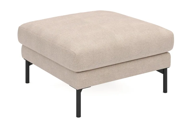 Menard Tyg Fotpall 87 cm Bred - Beige - Möbler - Stolar & fåtöljer - Pall & puff - Fotpall