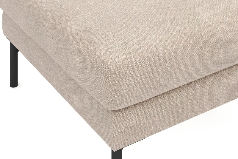 Menard Tyg Fotpall 87 cm Bred - Beige - Möbler - Stolar & fåtöljer - Pall & puff - Fotpall