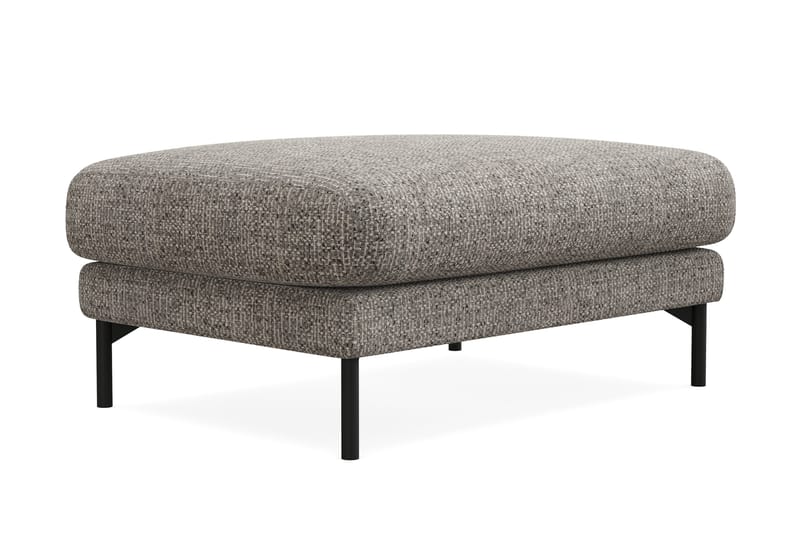 Menard Premium Fotpall i Chenille - Grå - Möbler - Stolar & fåtöljer - Pall & puff - Fotpall