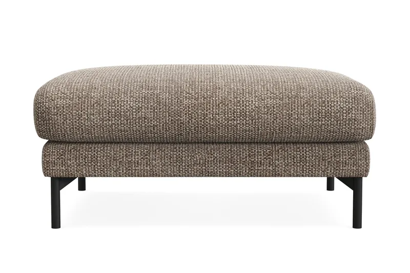 Menard Premium Fotpall i Chenille - Brun - Möbler - Stolar & fåtöljer - Pall & puff - Fotpall
