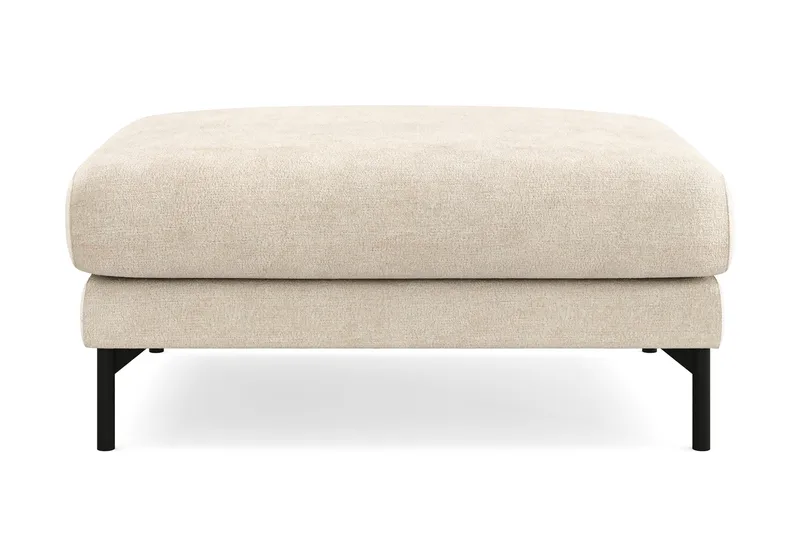 Menard Premium Fotpall i Chenille - Beige - Möbler - Stolar & fåtöljer - Pall & puff - Fotpall