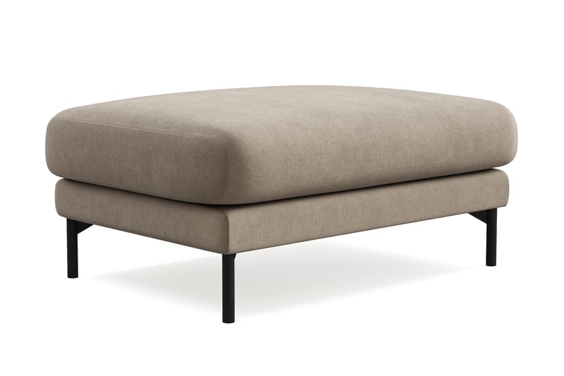 Menard Premium Fotpall i Tyg - Brun - Möbler - Stolar & fåtöljer - Pall & puff - Fotpall