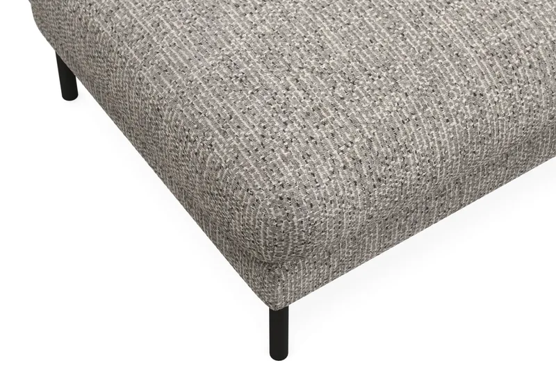 Menard Premium Fotpall i Chenille - Grå - Möbler - Stolar & fåtöljer - Pall & puff - Fotpall