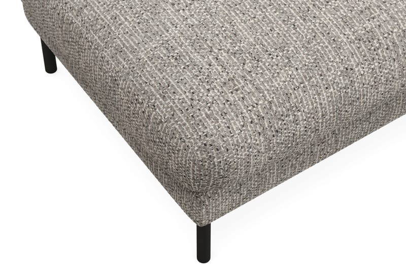 Menard Premium Fotpall i Chenille - Grå - Möbler - Stolar & fåtöljer - Pall & puff - Fotpall