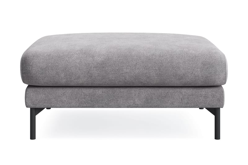 Menard Premium Fotpall i Chenille - Grå - Möbler - Stolar & fåtöljer - Pall & puff - Fotpall